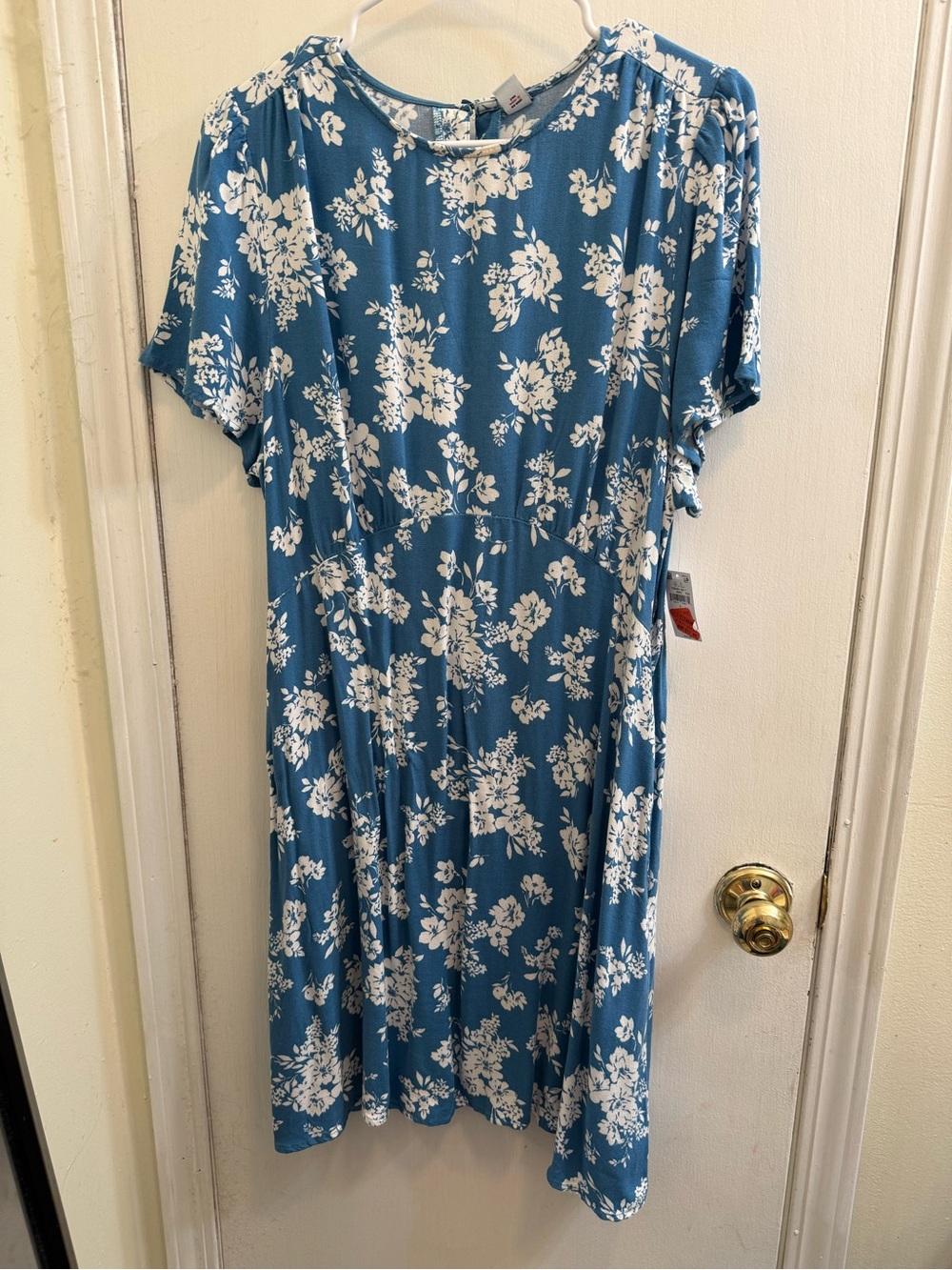 Old Navy Blue & White Floral Dress